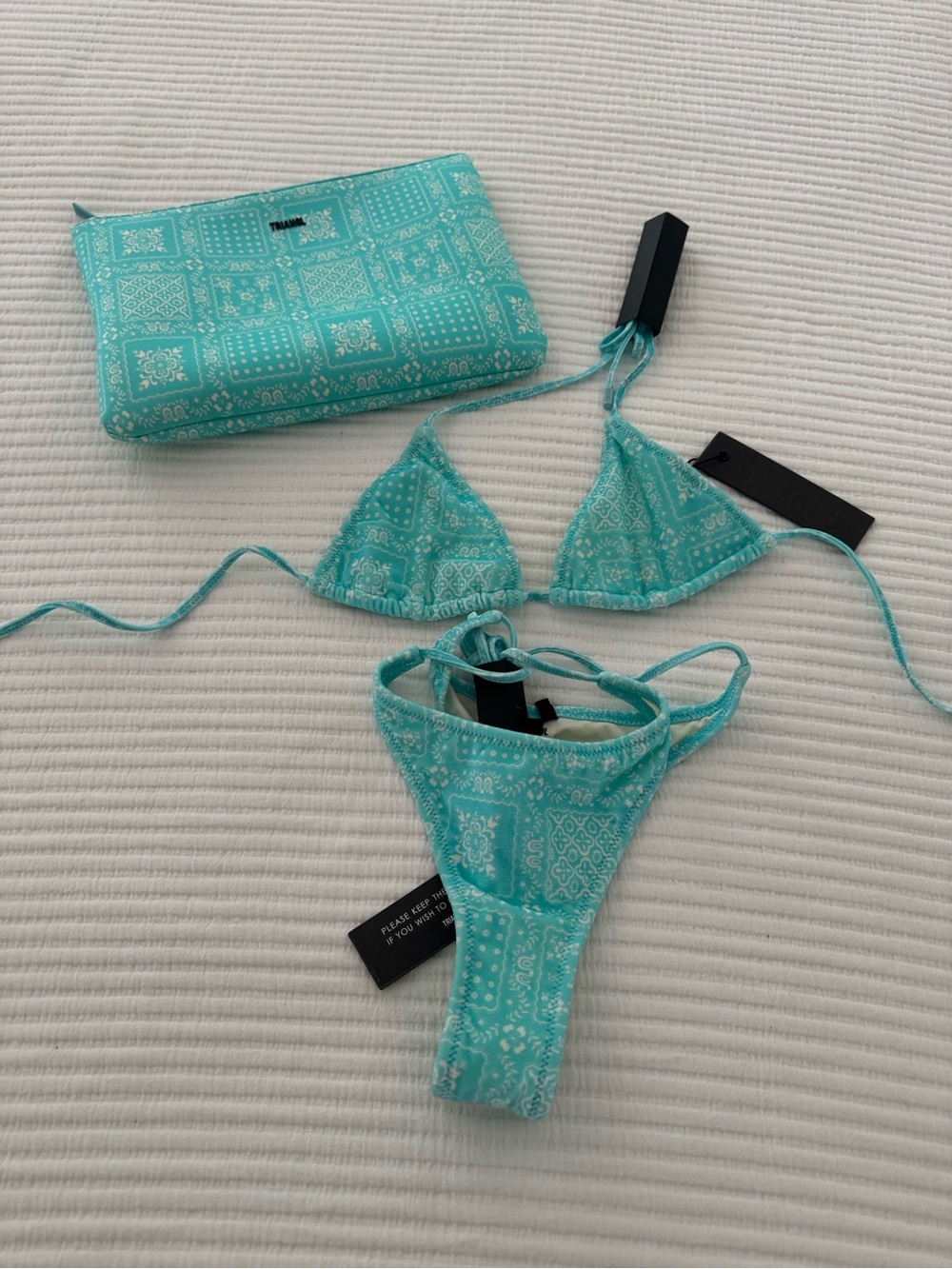 NWT, Triangl, two piece in size S
